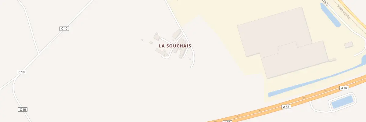 Plan du 5534 La Souchaie à Beaurepaire