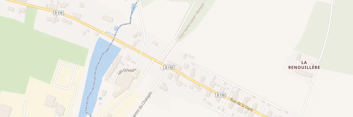 Plan du 53 Rue de la Gare à Renazé