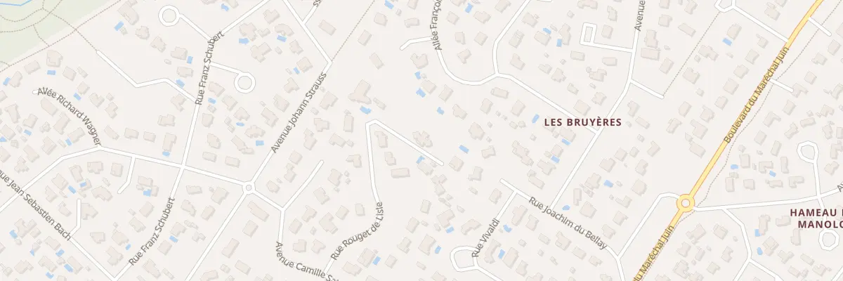 Plan du 19 Rue Rouget de l’Isle à Andernos-les-Bains