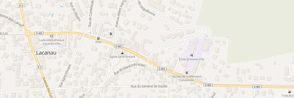 Plan du 55 Av de la Libération à Lacanau