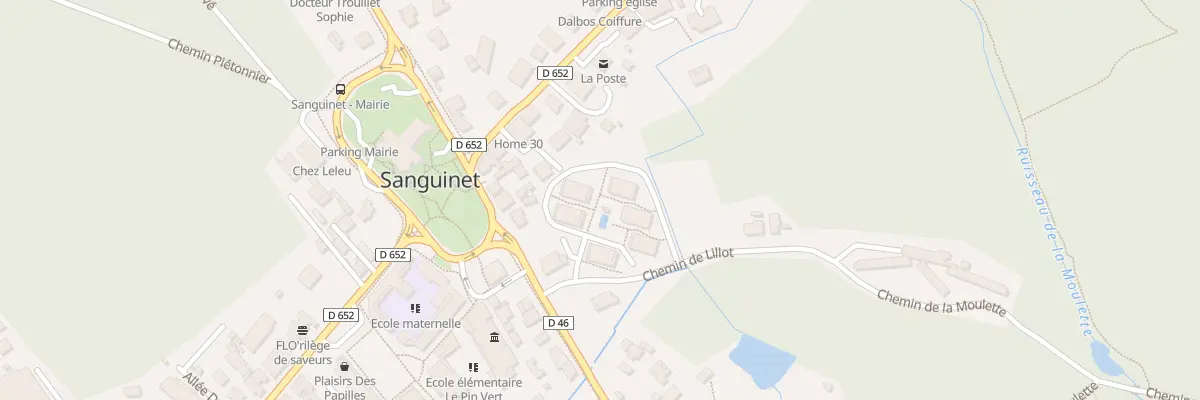 Plan du 31 Che de Lillot à Sanguinet