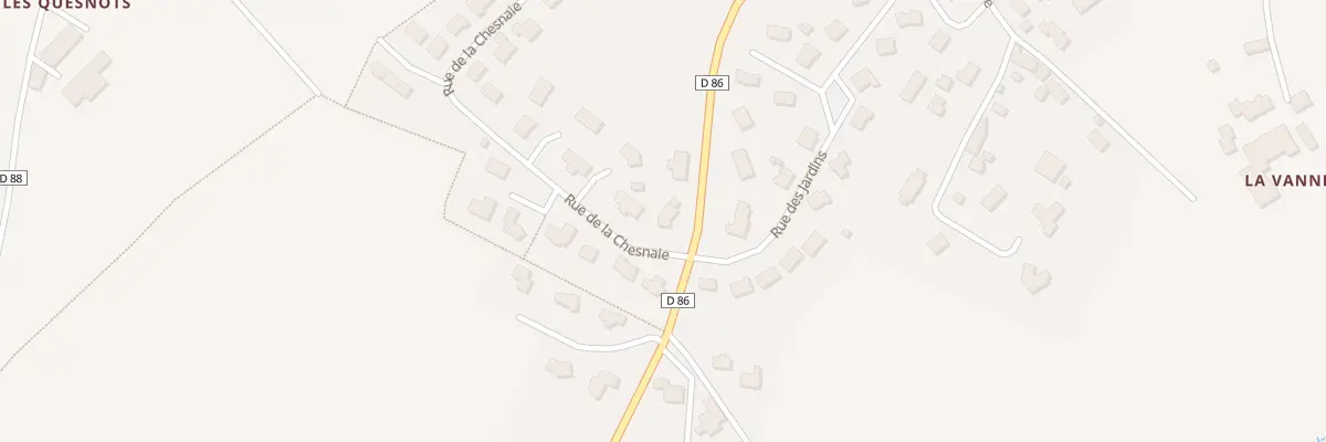 Plan du 2 Rue de la Chesnaie à Baudre