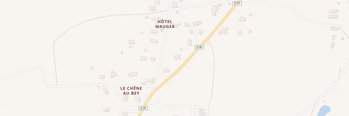 Plan du 2B Hotel Mauger à Villiers-Fossard