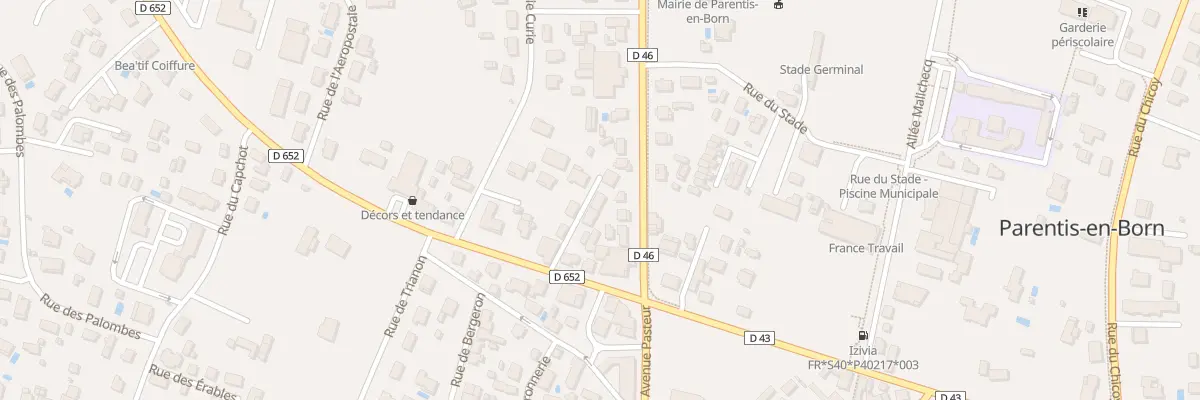 Plan du 68B Av Henri Guillaumet à Parentis-en-Born