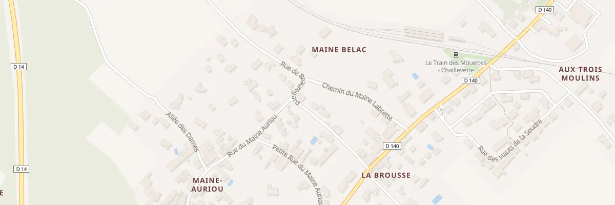 Plan du 8 Rue de Beauregard à Chaillevette