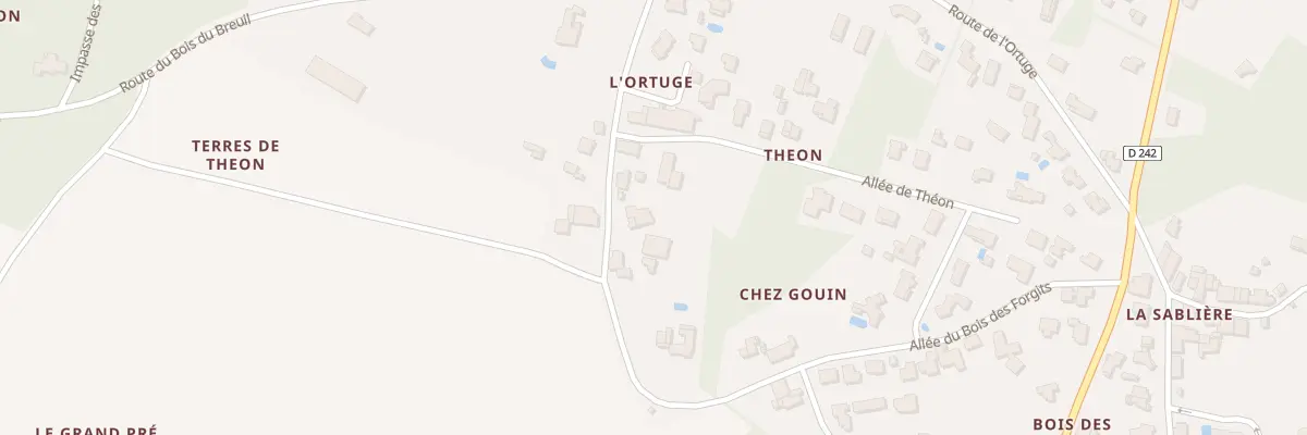 Plan du 14 Rte de l’Ortuge à Breuillet