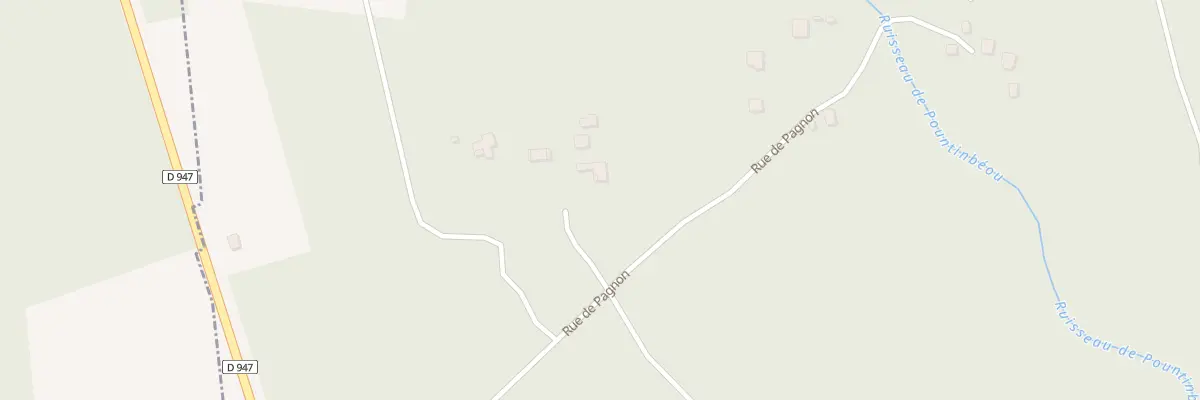Plan du 346X Rue de Pagnon à Gourbera
