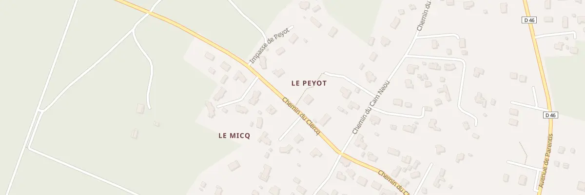 Plan du 1155 Che du Clercq à Sanguinet