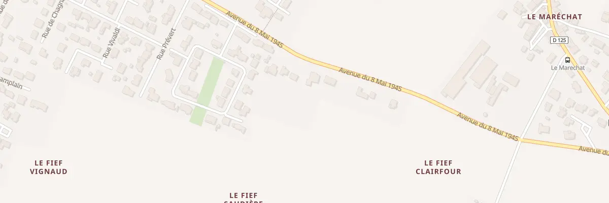 Plan du 28 Av du 8 Mai 1945 à Port-des-Barques