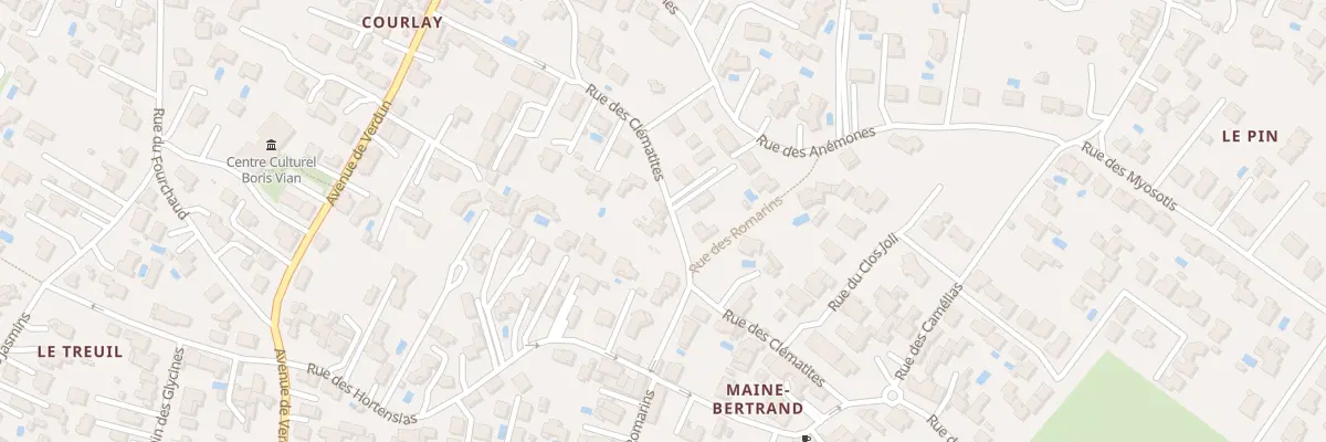 Plan du 25 Rue des Clématites à Saint-Palais-sur-Mer