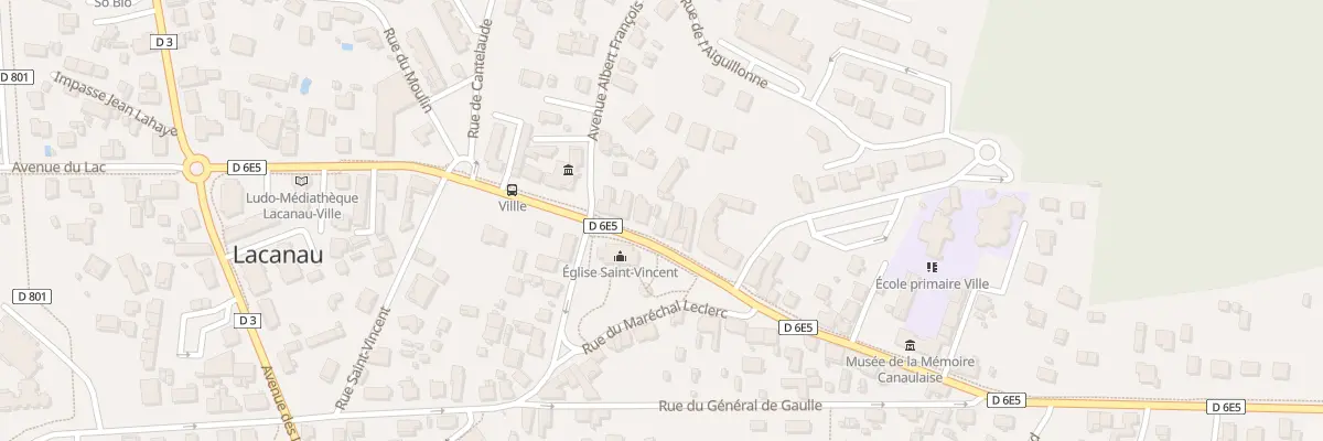Plan du 41 Av de la Libération à Lacanau