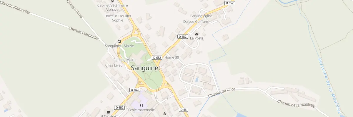 Plan du 48 Av de la Côte d’Argent à Sanguinet