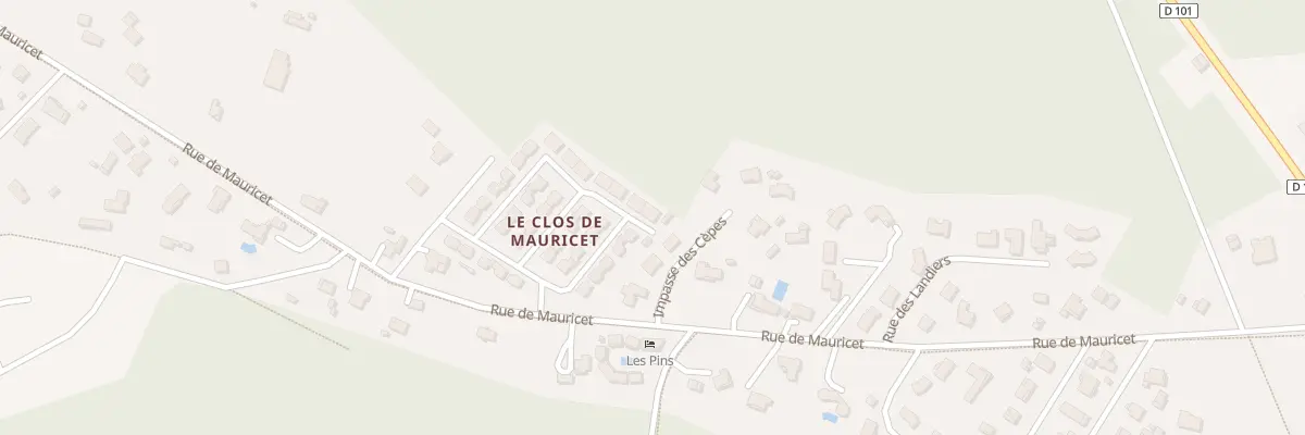 Plan du 11 Rue de la Pinède à Hourtin