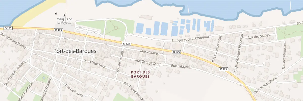 Plan du 21 Rue Voltaire à Port-des-Barques