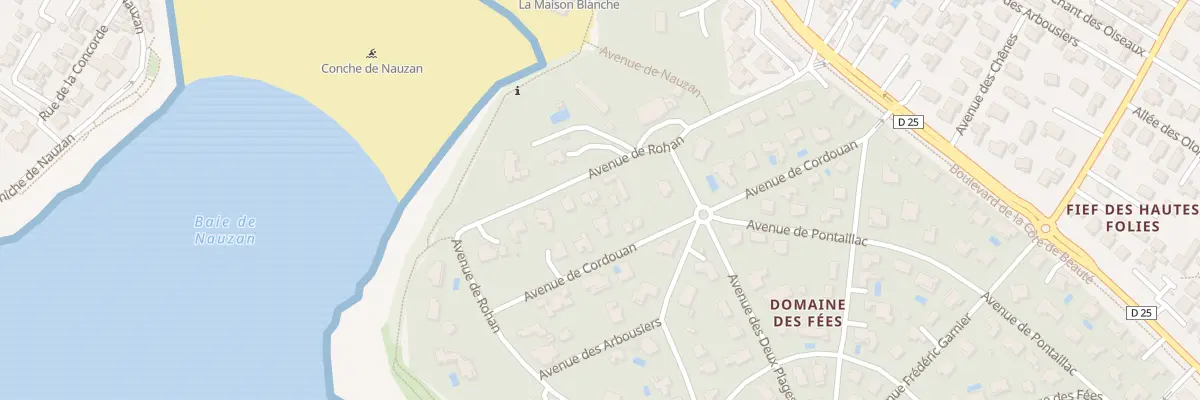 Plan du 18 Av de Rohan à Vaux-sur-Mer