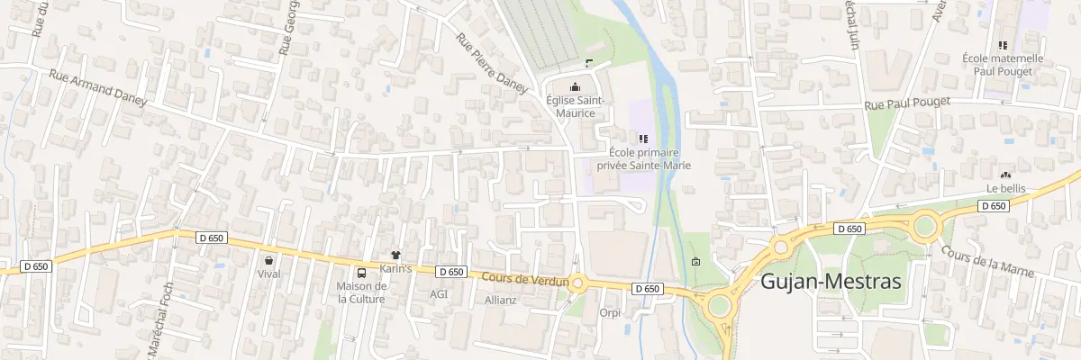 Plan du 1B Rue Armand Daney à Gujan-Mestras