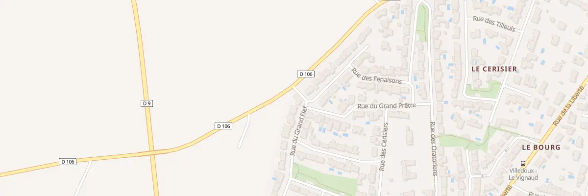 Plan du 23 Rue du Grand Fief à Villedoux