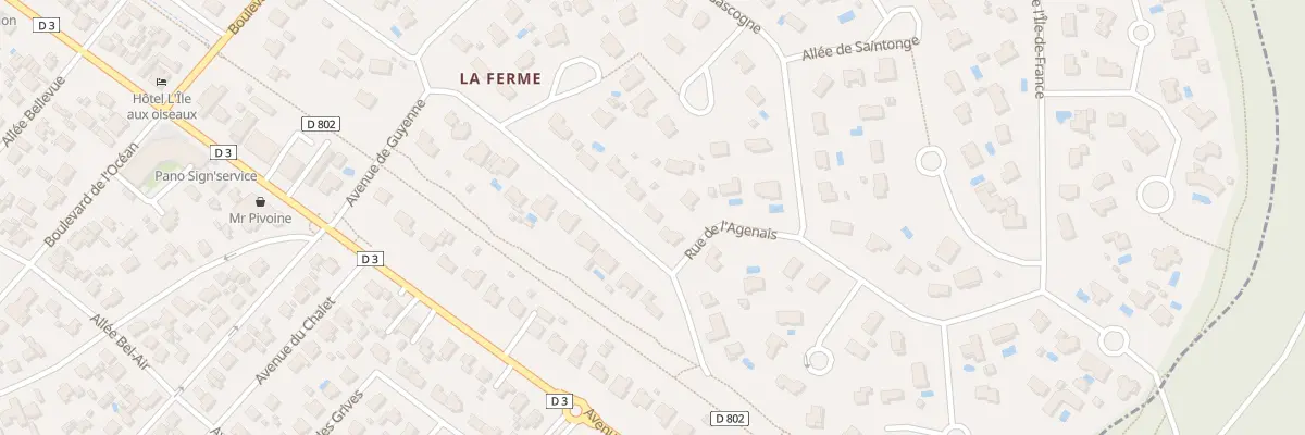 Plan du 17 Av de Guyenne à Andernos-les-Bains