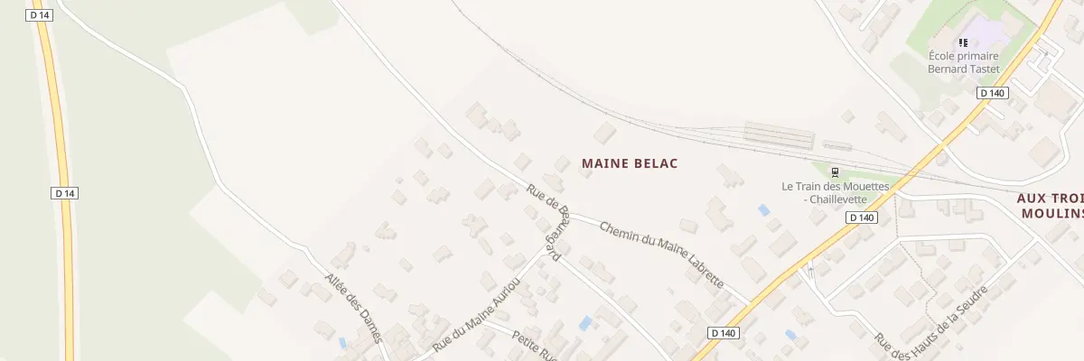 Plan du 14B Rue de Beauregard à Chaillevette