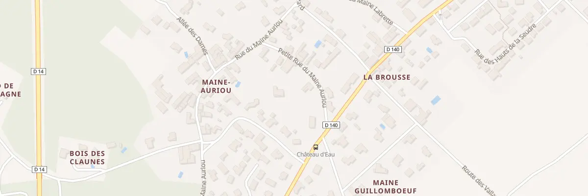 Plan du 3 Petite Rue Maine Auriou à Chaillevette