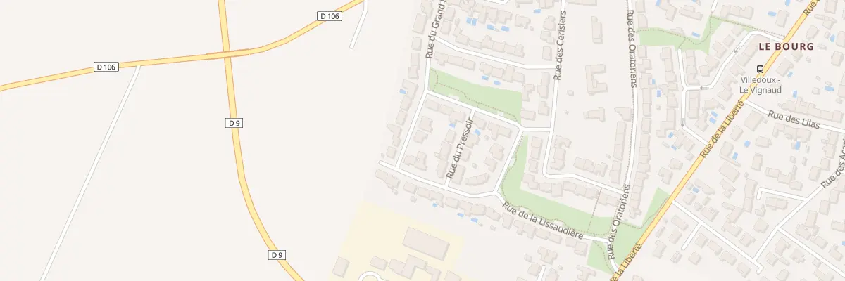 Plan du 2 Rue du Grand Fief à Villedoux