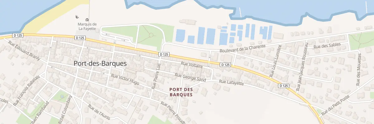 Plan du 15 Rue Voltaire à Port-des-Barques