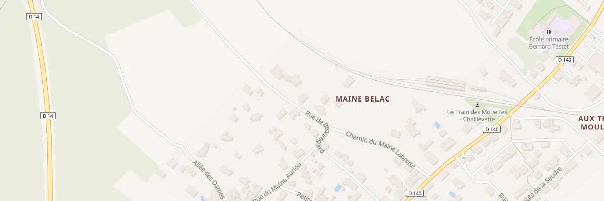 Plan du 14 Rue de Beauregard à Chaillevette