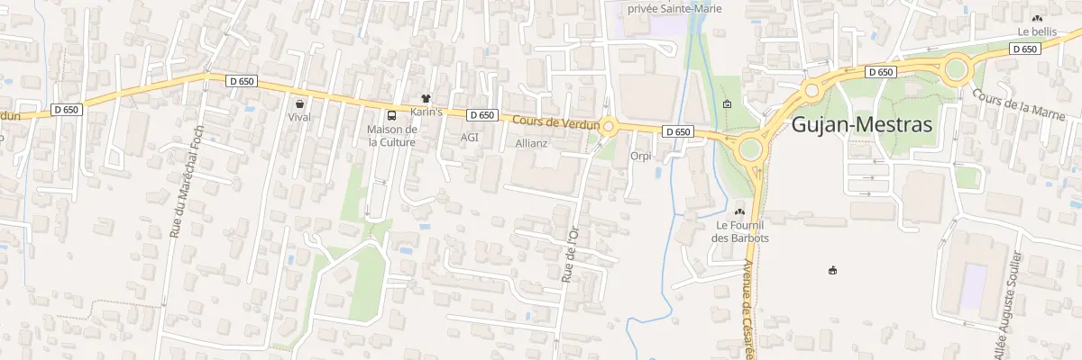 Plan du 10 Rue de l’Or à Gujan-Mestras