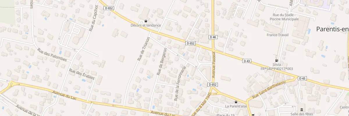 Plan du 139B Rue d’Albret à Parentis-en-Born