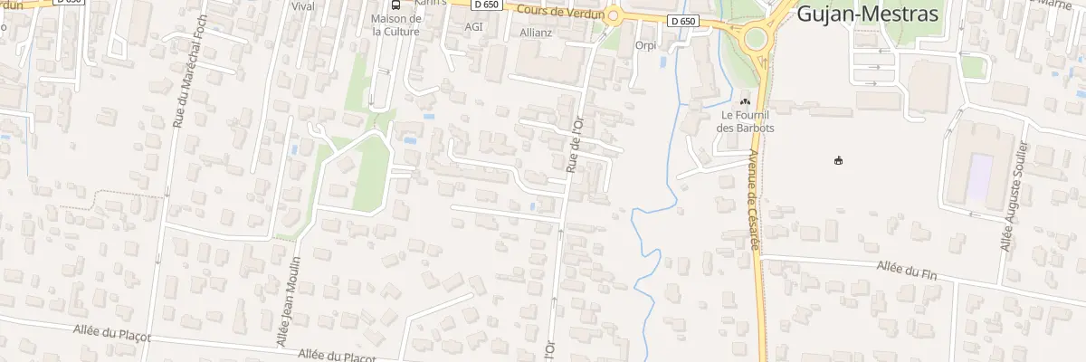 Plan du 30 Rue de l’Or à Gujan-Mestras
