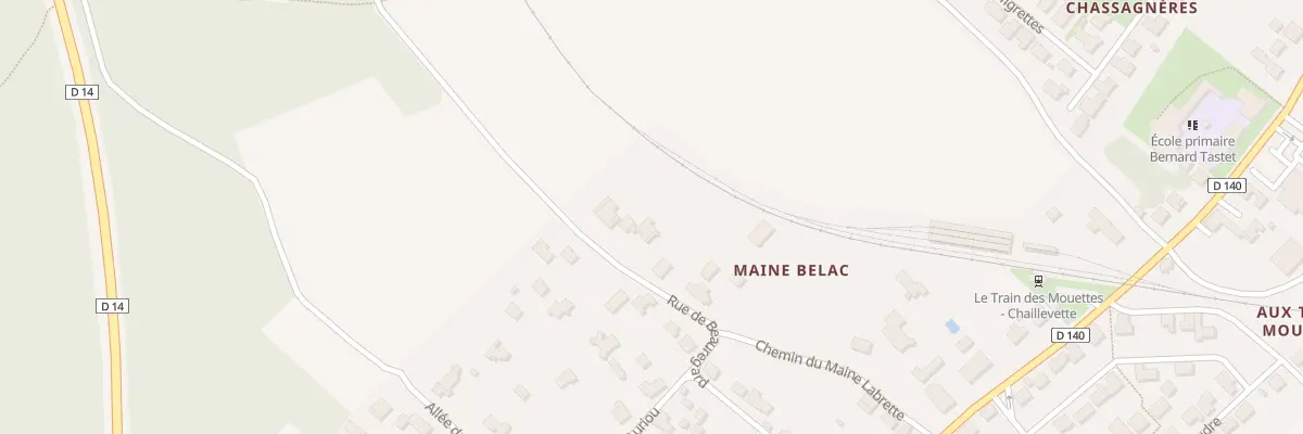 Plan du 18 Rue de Beauregard à Chaillevette