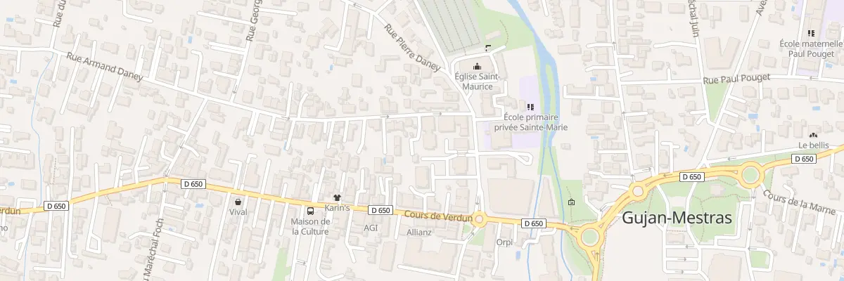 Plan du 5 Rue Armand Daney à Gujan-Mestras