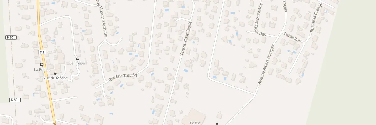 Plan du 32 Rue de Cantelaude à Lacanau