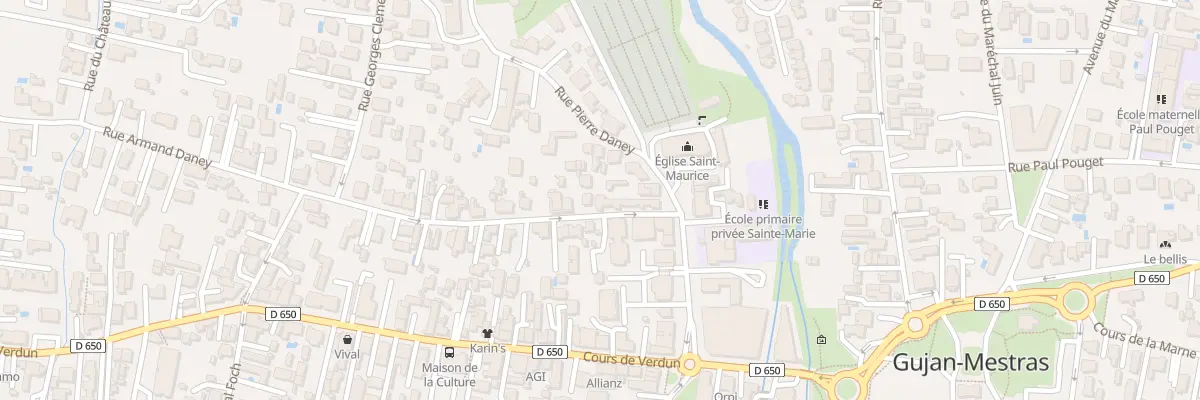 Plan du 2 Rue Armand Daney à Gujan-Mestras