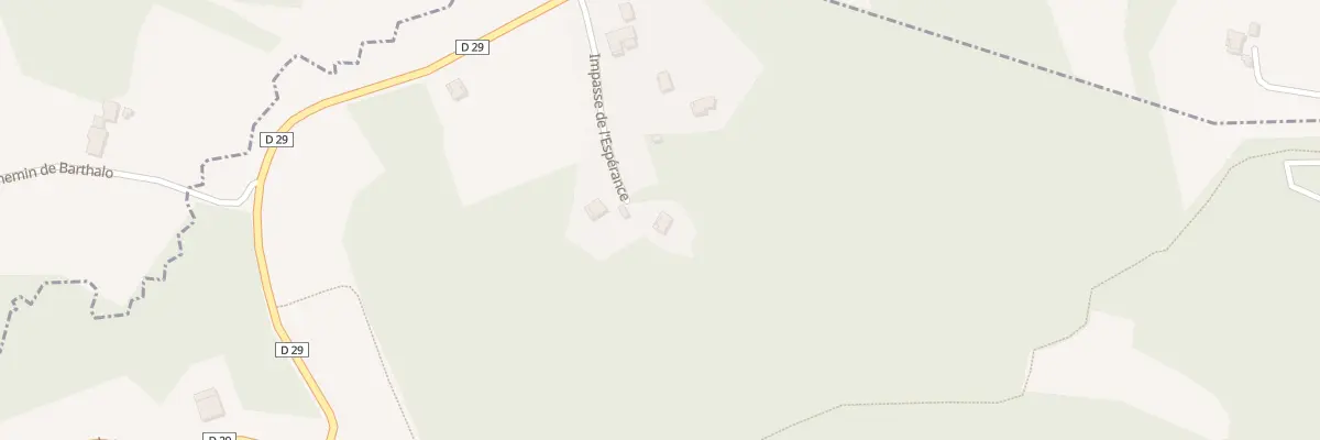 Plan du 181 Imp Esperance à Cauneille