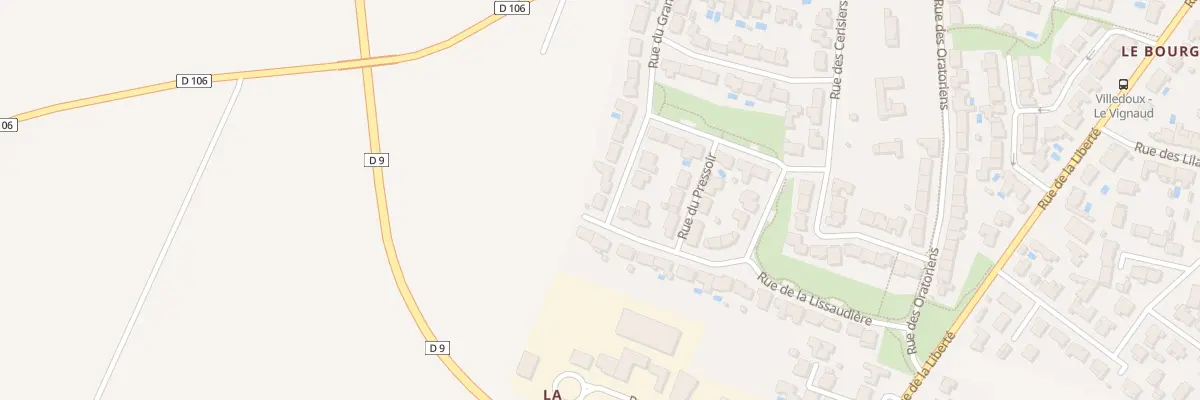 Plan du 1 Rue du Grand Fief à Villedoux