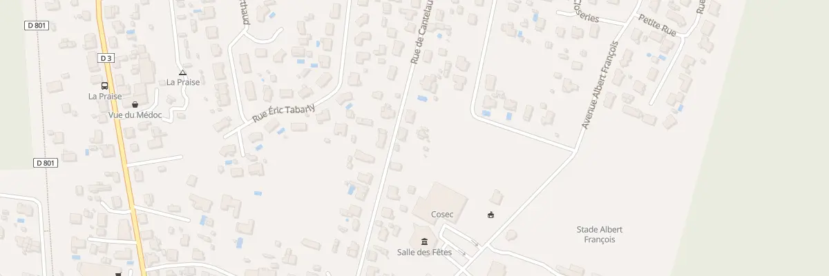 Plan du 26 Rue de Cantelaude à Lacanau