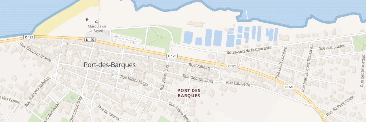 Plan du 9 Rue Voltaire à Port-des-Barques