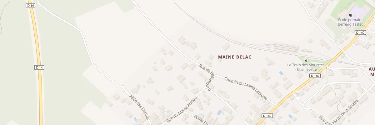 Plan du 19 Rue de Beauregard à Chaillevette