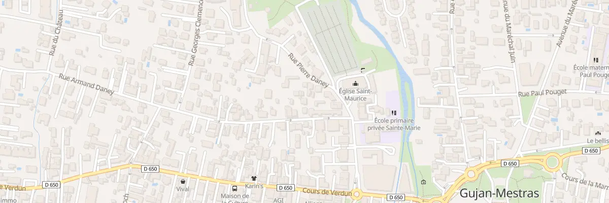 Plan du 8B Rue Armand Daney à Gujan-Mestras