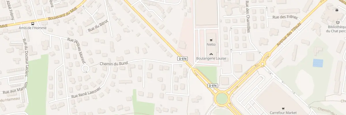 Plan du 136 Rue Mal de Lattre de Tassigny à Saint-Lô