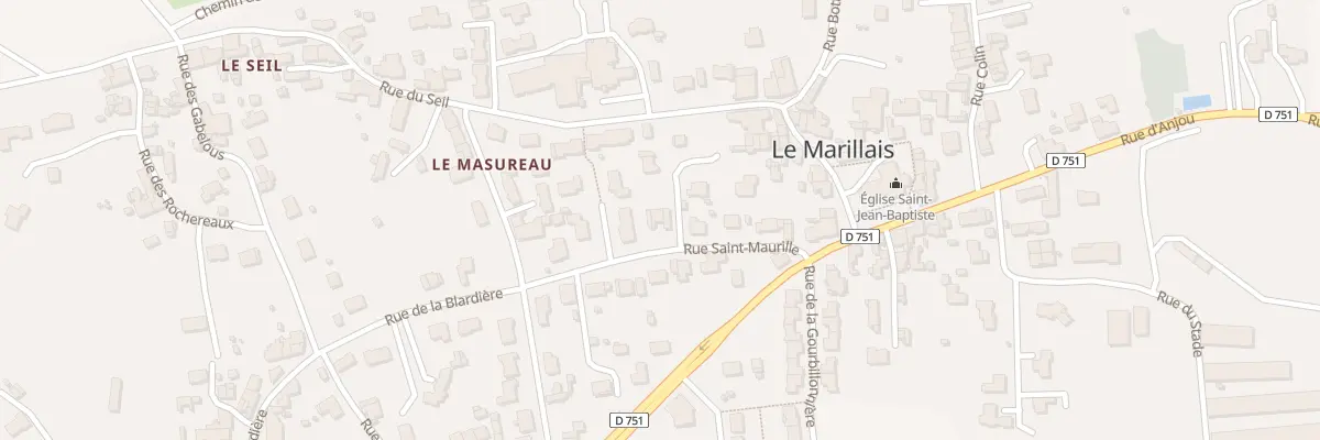 Plan du 118 Rue Saint Maurille (Marillais) à Mauges-sur-Loire