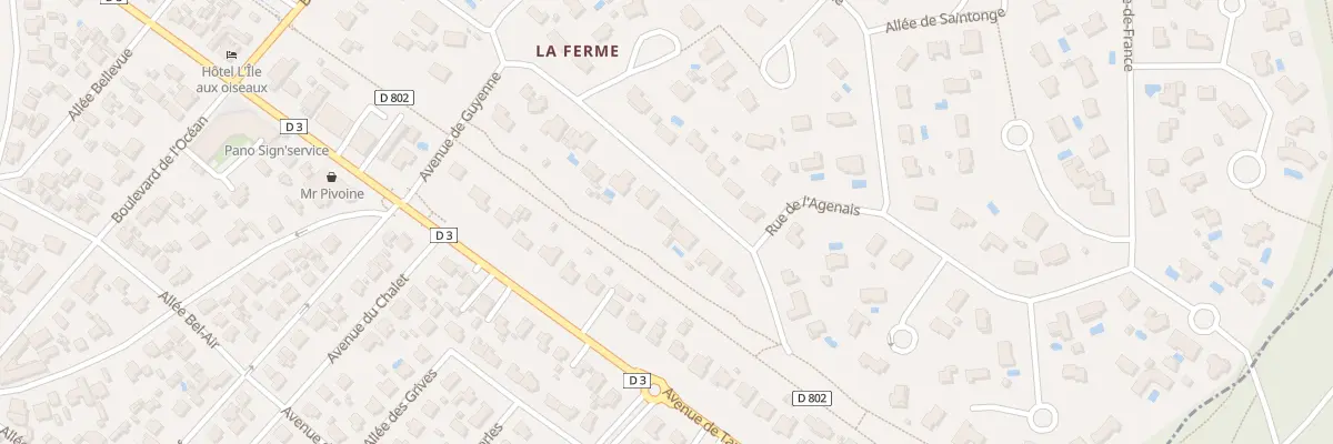 Plan du 20 Av de Guyenne à Andernos-les-Bains