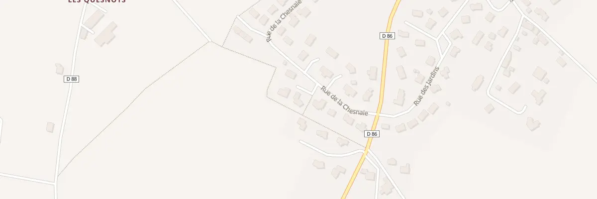 Plan du 9 Rue de la Chesnaie à Baudre