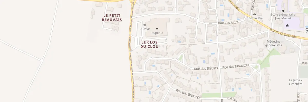 Plan du 13 Rue des Bleuets à Saint-Rogatien