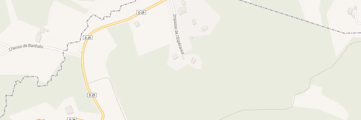 Plan du 170 Imp Esperance à Cauneille