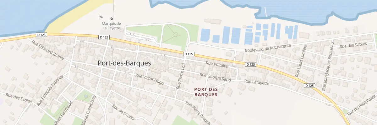 Plan du 2 Rue Voltaire à Port-des-Barques