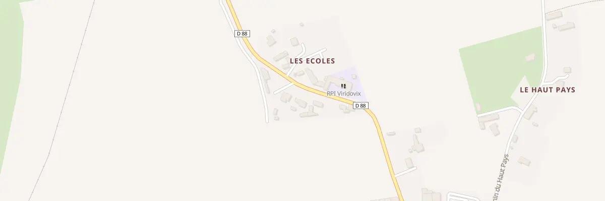 Plan du 8 Rue des Ecoles à Airel