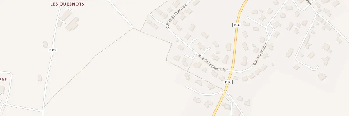 Plan du 11 Rue de la Chesnaie à Baudre