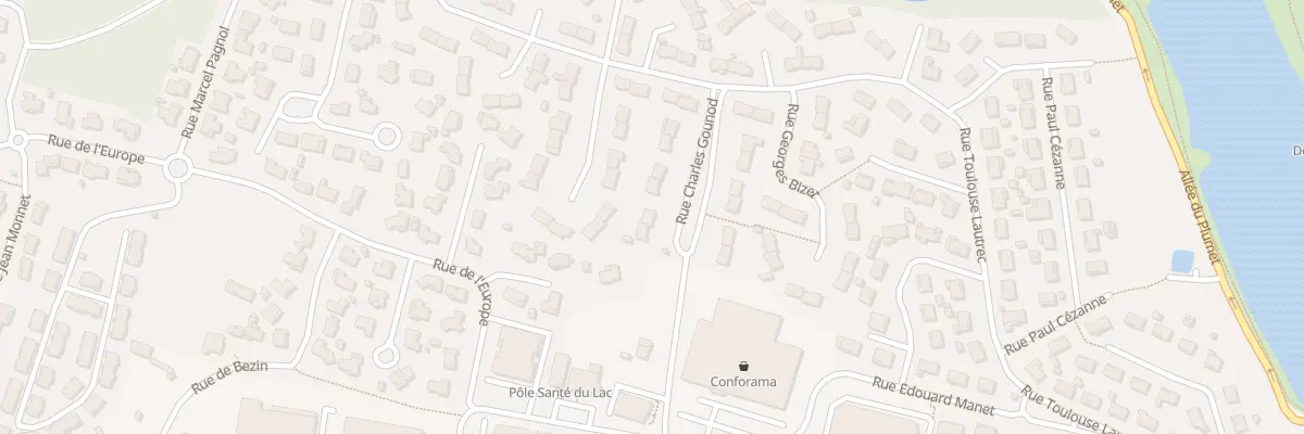 Plan du 10 Rue Charles Gounod à Saint-Paul-lès-Dax